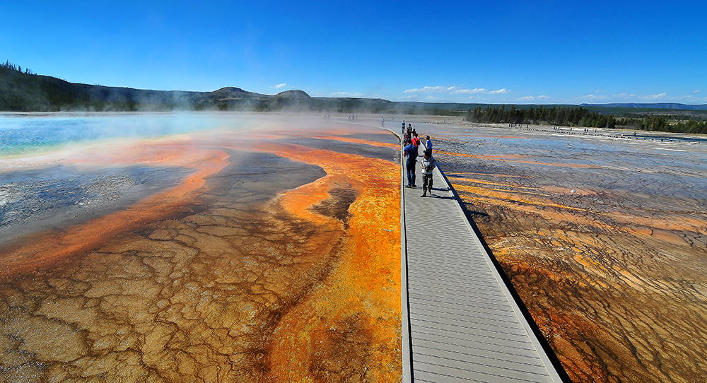 USA YELLOWSTONE NP Panorama 9124